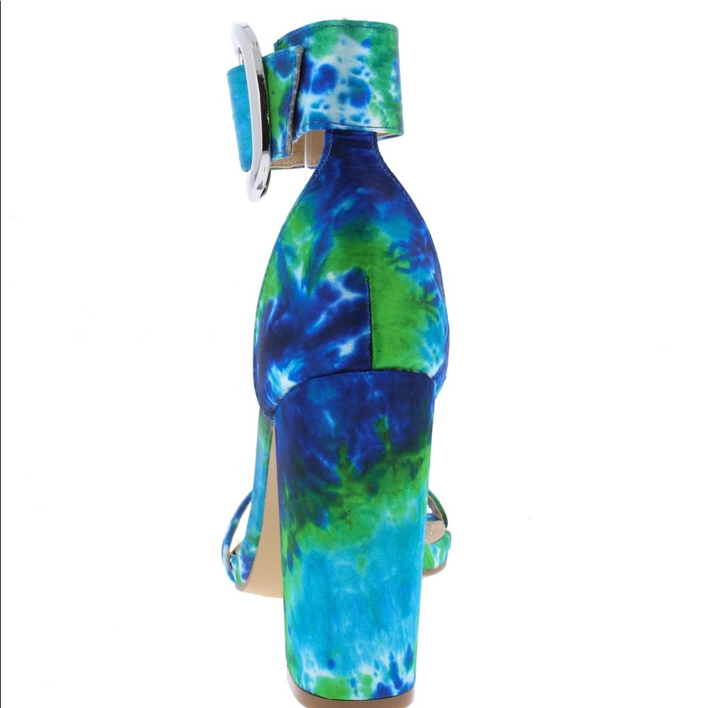 Woman’s Tie dye heels🟢💙 - Picture 3 of 3